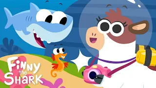 Moolissa the Underwater Cow | Finny The Shark | Cartoon For Kids