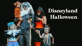 LION KING COSTUMES! Oogie Boogie Bash - Halloween at Disneyland!