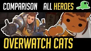 [Comparison] Overwatch but with Cats - ALL HEROES - "Katsuwatch" (UPDATED)