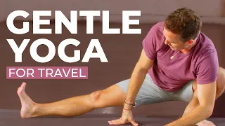 45 minute "Gentle Yoga for Travel" with Travis Eliot