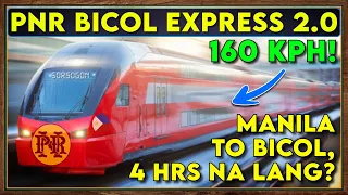 PNR South Long Haul Project || PNR Bicol Express 2.0