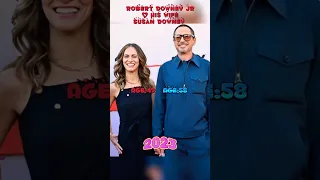 Robert Downey Jr. and Susan 💞from the first meeting into a beautiful family#love