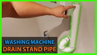 How To Install a Washing Machine Drain Stand Pipe - 2" Trap & Stand Pipe Height