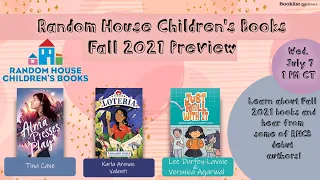 Random House Children’s Books Fall 2021 Preview