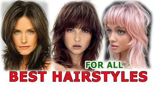 50 Inspiring Layered Hairstyles for Medium to Long Hair 2023-2024.Cascade.Shaggy