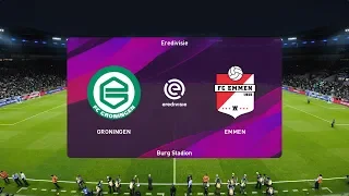 PES 2020 | Groningen vs Emmen - Netherlands Eredivisie | 22 December 2019 | Full Gameplay HD
