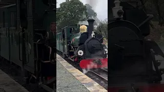 BLANCHE with Vintage Train departs MINFFORDD, BYGONES WEEKEND 2023 #ffestiniog #wales #uk