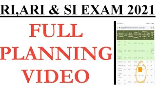 RI,SI,ARI Exam 2021 I Full Planning Video I RI PLANNING VIDEO I SI PLANNING VIDEO I By Laxmidhar Sir