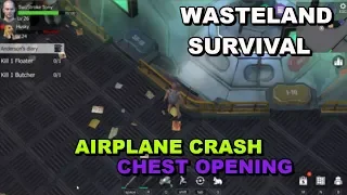 AIRPLANE CRASH - CRATE OPENING - WASTELAND SURVIVAL PC GAMEPLAY