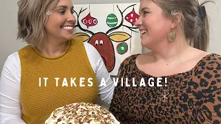 Homemade Red Velvet Cake With Our Daughter & Granddaughter-They Did It! @ourforeverfarm