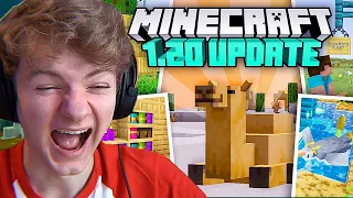 Tommyinnit and Eryn Reacts To Minecraft's "1.20" Update!