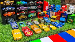 Clean up muddy minicars & disney pixar car convoys! Play in the garden