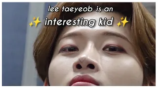 lee taeyeob is an interesting kid (onlyoneof)