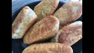 Totally Addictive Eastern European Buns - Pirozhki - fried and baked.  How to Make Yeast Dough.