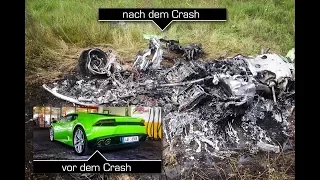 Жесть авария Lamborghini 300км Car Crash) very Shock dash camera 2017