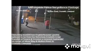 [2022] Liverpool Grime Gang shooting caught on CCTV - Crocky Crew shoot at man in Croxteth Liverpool