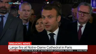 Macron vows to rebuild Notre-Dame after devastating fire