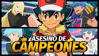 TODAS LAS BATALLAS DE ASH CONTRA CAMPEONES Y ALTO MANDO/ELITE 4 👊👑