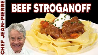 Beef Stroganoff or Stroganov?! | Chef Jean-Pierre