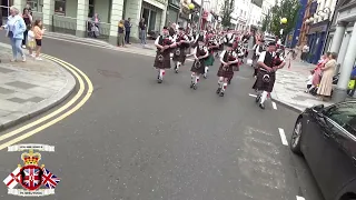 Enniskillen Pipe Band (2)  @ Co Fermanagh Grand Orange Lodge Murdered Brethren Parade 2024