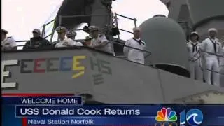 USS Donald Cook returns