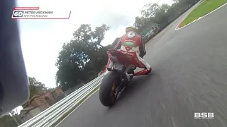 Bennetts BSB free practice three from Oulton Park onboard