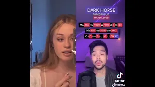 Dark Horse |TikTok popcorn duet cover| Song by Katy Perry🎤🔥
