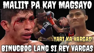 Maliit Kay MAGSAYO BINUGBOG ng HUSTO si REY VARGAS | MAGSAYO VS REY VARGAS FIGHT HIGHLIGHTS