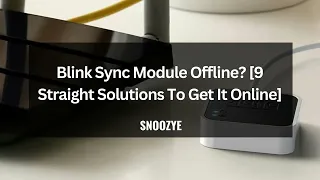 Blink Sync Module Offline 9 Straight Solutions To Get It Online