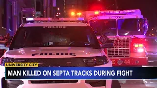 SEPTA death: Man fatally struck by train after falling onto tracks during altercation