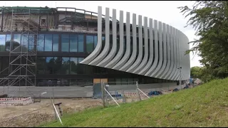 A construction site visit at the SAP Gardens, München