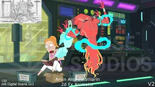 Rick and Morty - My Work process on Season 7! (Cursed Amulet FX)