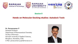 Basics of Molecular docking and hands on training to AutoDock Tool