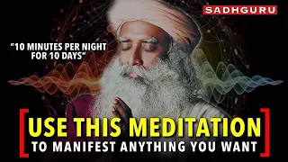 Do It ONCE Before Bed "ANYTHING YOU WISH WILL MANIFEST" | Sadhguru (LawOF Attraction)