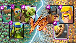 GOBLINS TEAM 🆚 BARBARIANS TEAM | 4v3