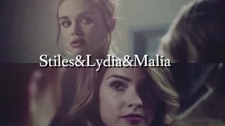 Stiles & Lydia & Malia|| Треугольники