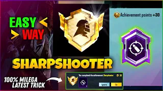 Easy Way To Complete Sharpshooter Achievement || Get New Tittle Deadeye In Bgmi