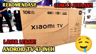 ANDROID TV 43 INCH MURAH‼️CUMA 3 JUTAAN 🥳 #androidtv #xiaomi