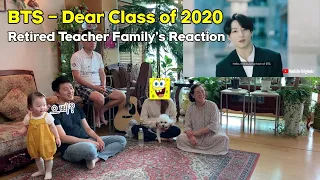 (ENG) BTS Dear Class of 2020 REACTION / Retired Teacher Family's Reaction / 방탄 온라인 졸업식 리액션