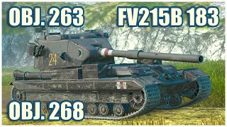 FV215b (183), Object 263 & Object 268 • WoT Blitz Gameplay