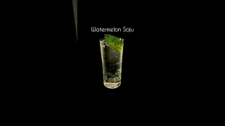 Watermelon soju #shorts #cocktail #soju