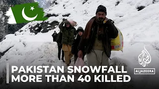 Northwestern Pakistan landslide: More than 40 killed in heavy rain and snowfall