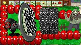 Doom Gatling Pea vs Red Nut vs All Gargantuar vs Dr.Zomboss Giga Plants vs Zombies Hack