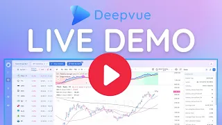 Deepvue Live Demonstration | Charting, Screening, Watchlists, Alerts, and More!