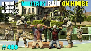 MILITARY COLONEL RAID ON MICHAEL'S HOUSE | GTA V GAMEPLAY #489 | #QNA