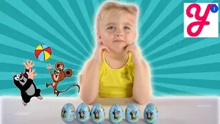 САМЫЕ НЕОБЫЧНЫЕ КИНДЕРЫ КРОТИК ИЗ ЧЕХИИ OUR MOST UNCOMMON SURPRISE EGGS LITTLE MOLE