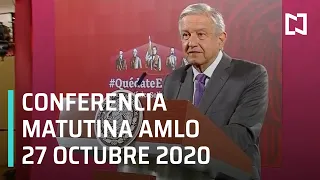 Conferencia matutina AMLO / 27 de octubre 2020