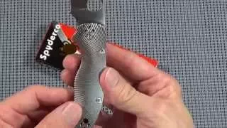 SPYDERCO'S TITANIUM NATIVE 5 - GRAIL KNIFE