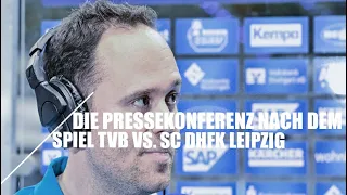 Die Pressekonferenz nach dem Spiel gegen Leipzig | TVB Stuttgart