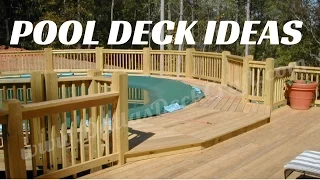 Above Ground Pool Deck Ideas